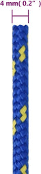 vidaXL - Boottouw - 4 - mm - 500 - m - polypropyleen - blauw