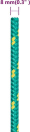 vidaXL - Boottouw - 8 - mm - 25 - m - polypropeen - groen