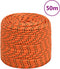 vidaXL - Boottouw - 8 - mm - 50 - m - polypropyleen - oranje