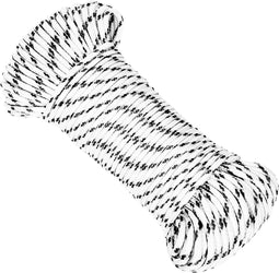 vidaXL - Boottouw - gevlochten - 3 - mm - x - 250 - m - polyester - wit