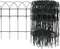 vidaXL-Borderafscheiding-10x0,65-m-gepoedercoat-ijzer