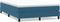 vidaXL - Boxspring - zonder - matras - fluweel - donkerblauw - 140x220 - cm
