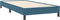 vidaXL - Boxspring - zonder - matras - fluweel - donkerblauw - 80x220 - cm