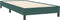 vidaXL - Boxspring - zonder - matras - fluweel - donkergroen - 80x220 - cm