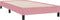 vidaXL - Boxspring - zonder - matras - fluweel - roze - 80x210 - cm