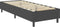 vidaXL - Boxspringframe - stof - grijs - 100x200 - cm