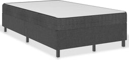 vidaXL - Boxspringframe - stof - grijs - 120x200 - cm
