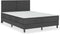 vidaXL - Boxspringframe - stof - grijs - 140x200 - cm