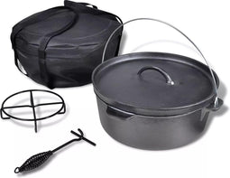 vidaXL - Braadpan - 11,3 - L - inclusief - accessoires