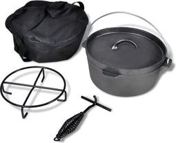 vidaXL - Braadpan - 4,2 - L - inclusief - accessoires