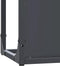 vidaXL - Brandhoutrek - 25x25x80 - cm - koudgewalst - staal - antracietkleurig