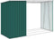 vidaXL - Brandhoutschuur - 245x98x159 - cm - gegalvaniseerd - staal - groen