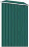 vidaXL - Brandhoutschuur - 245x98x159 - cm - gegalvaniseerd - staal - groen