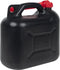 vidaXL - Brandstoftanks - 3 - st - met - flexibele - tuit - zwart - 10 - l - kunststof