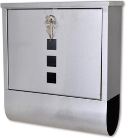 vidaXL - Brievenbus - roestvrij - staal