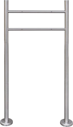 vidaXL - Brievenbusstandaard - roestvrij - staal