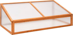 vidaXL - Broeikas - 110x58,5x39 - cm - vurenhout - oranje