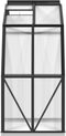 vidaXL - Broeikas - met - basisframe - 3,3 - m² - aluminium - antracietkleurig