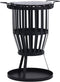 vidaXL - Buiten - vuurplaats - met - barbecuerooster - 47,5 - cm - staal