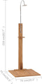 vidaXL Buitendouche 75x75x210 cm massief teakhout