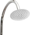 vidaXL Buitendouche 75x75x210 cm massief teakhout