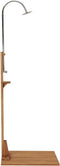 vidaXL Buitendouche 75x75x210 cm massief teakhout