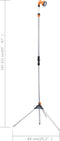 vidaXL Buitendouche met statief 221 cm aluminium