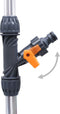 vidaXL Buitendouche met statief 221 cm aluminium