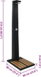 vidaXL Buitendouche poly rattan HKC