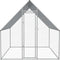 vidaXL - Buitenhok - voor - kippen - 2x2x1,92 - m - gegalvaniseerd - staal