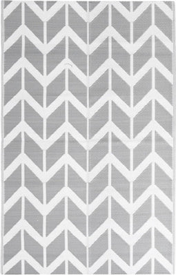 vidaXL - Buitenkleed - 120x180 - cm - polypropeen - grijs