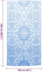 vidaXL - Buitenkleed - 120x180 - cm - PP - babyblauw