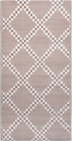 vidaXL - Buitenkleed - 120x180 - cm - PP - bruin