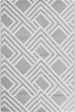 vidaXL - Buitenkleed - 120x180 - cm - PP - grijs