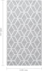vidaXL - Buitenkleed - 120x180 - cm - PP - grijs