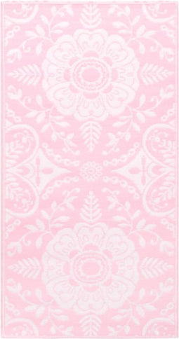 vidaXL - Buitenkleed - 120x180 - cm - PP - roze