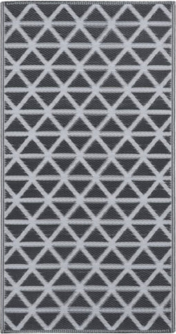 vidaXL - Buitenkleed - 120x180 - cm - PP - zwart
