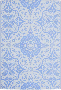 vidaXL - Buitenkleed - 140x200 - cm - polypropeen - babyblauw