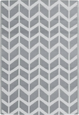 vidaXL - Buitenkleed - 140x200 - cm - polypropeen - grijs