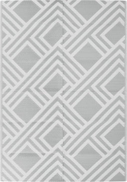 vidaXL - Buitenkleed - 140x200 - cm - polypropeen - grijs