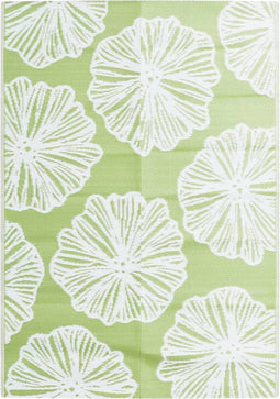 vidaXL - Buitenkleed - 140x200 - cm - polypropeen - groen