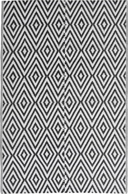 vidaXL - Buitenkleed - 140x200 - cm - polypropeen - zwart