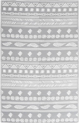 vidaXL - Buitenkleed - 160x230 - cm - polypropeen - grijs