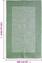 vidaXL - Buitenkleed - 160x230 - cm - polypropeen - groen