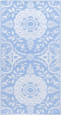 vidaXL - Buitenkleed - 160x230 - cm - PP - babyblauw
