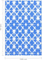 vidaXL - Buitenkleed - 160x230 - cm - PP - blauw - en - wit