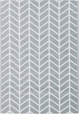 vidaXL - Buitenkleed - 160x230 - cm - PP - grijs