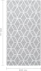 vidaXL - Buitenkleed - 160x230 - cm - PP - grijs