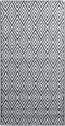 vidaXL - Buitenkleed - 160x230 - cm - PP - wit - en - zwart