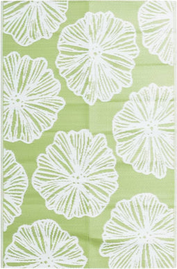 vidaXL - Buitenkleed - 190x290 - cm - polypropeen - groen